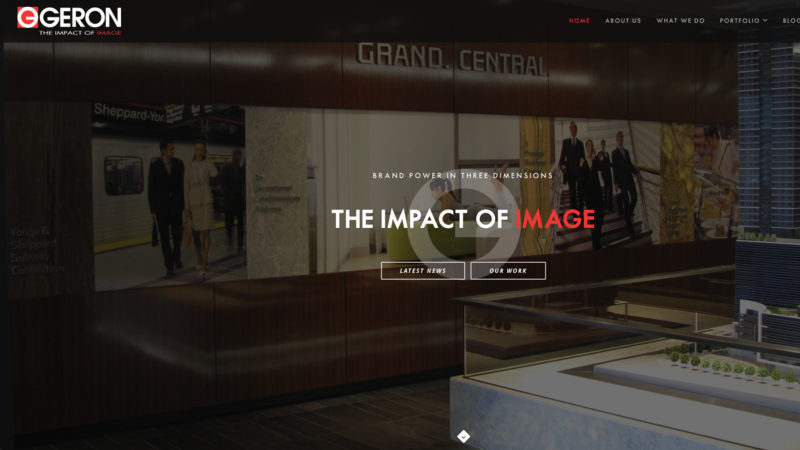 Geron website